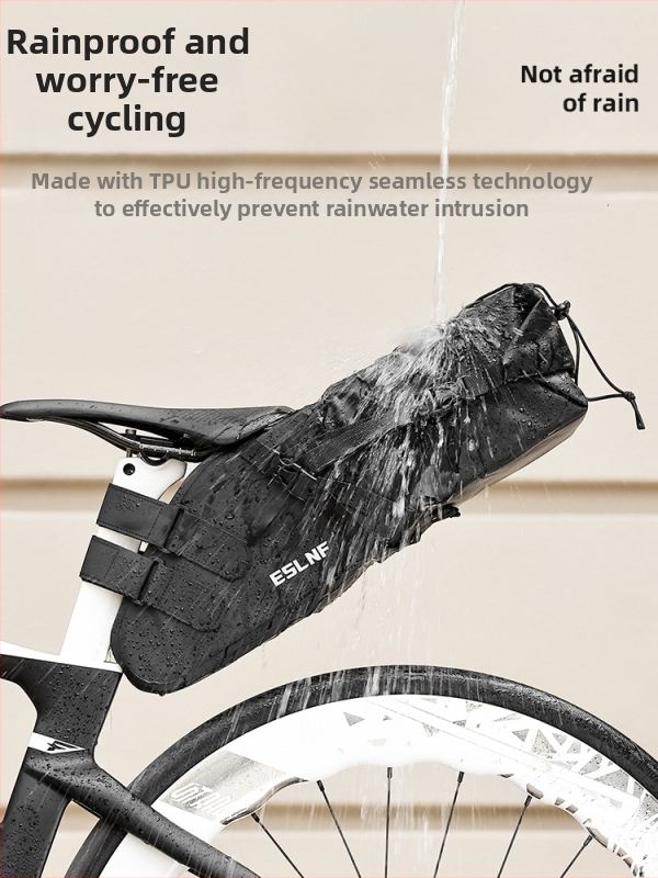 ESLNF zadná taška na sedlo pre bicykel, 10 L kapacita, materiál 500D+PVC, model 07CI0029