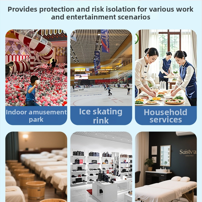 Vienreizējie kāju pārklāji no netkā materiāla pedikīram un masāžai, elpojoši, gari iekšējai lietošanai, bioloģiski noārdāmi, modelis 69850