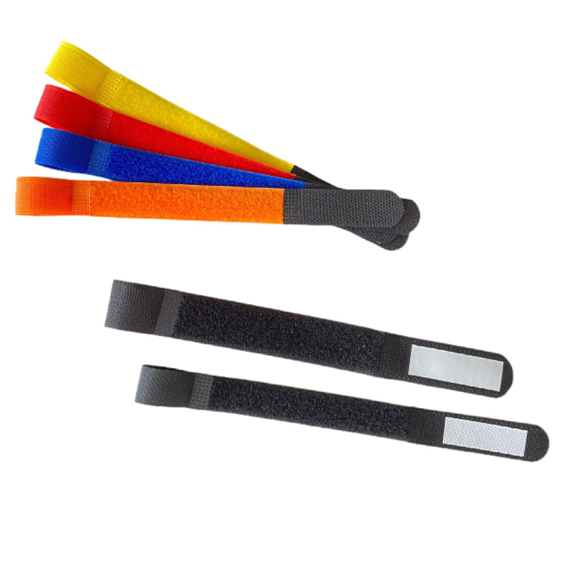 P-típusú Velcro-kábelrögzítő adatkáblekhez, kábelkezelés, csúszásmentes pánt, nejlon-poliészter keverék