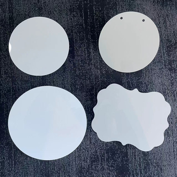 Ciferblat za zidni sat od aluminijske ploče za DIY sublimaciju (Uvoz: Ne; Glavna tržišta: Ostalo)