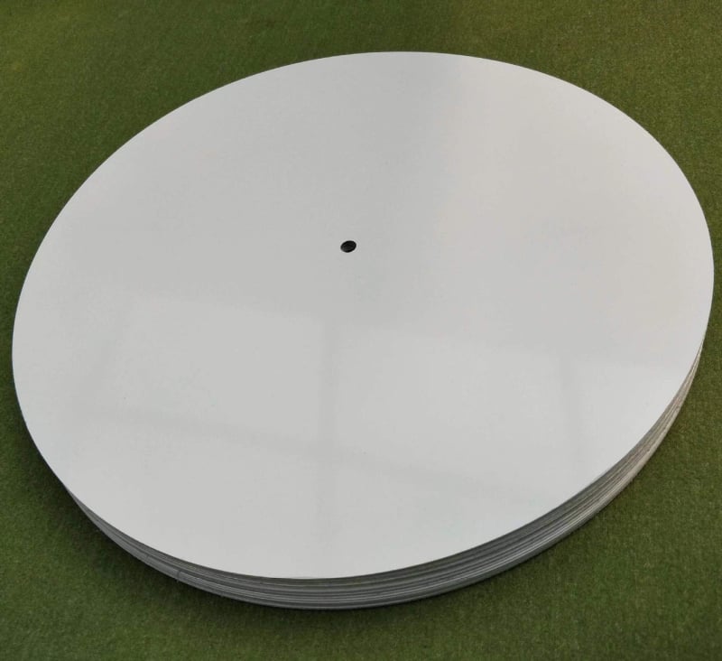 Ciferblat za zidni sat od aluminijske ploče za DIY sublimaciju (Uvoz: Ne; Glavna tržišta: Ostalo)