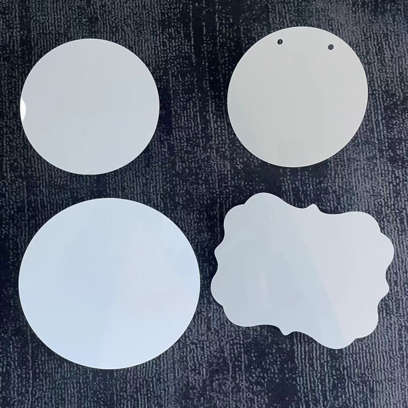 Ciferblat za zidni sat od aluminijske ploče za DIY sublimaciju (Uvoz: Ne; Glavna tržišta: Ostalo)