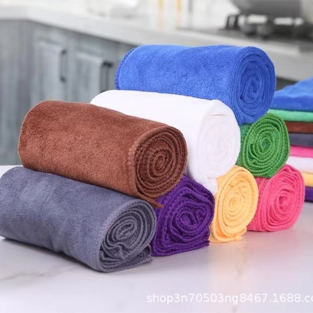 Hongfuji mikrovlaknasti ručnici za salone za kosu i ljepotu, 100–120 g, mogućnost logotipa