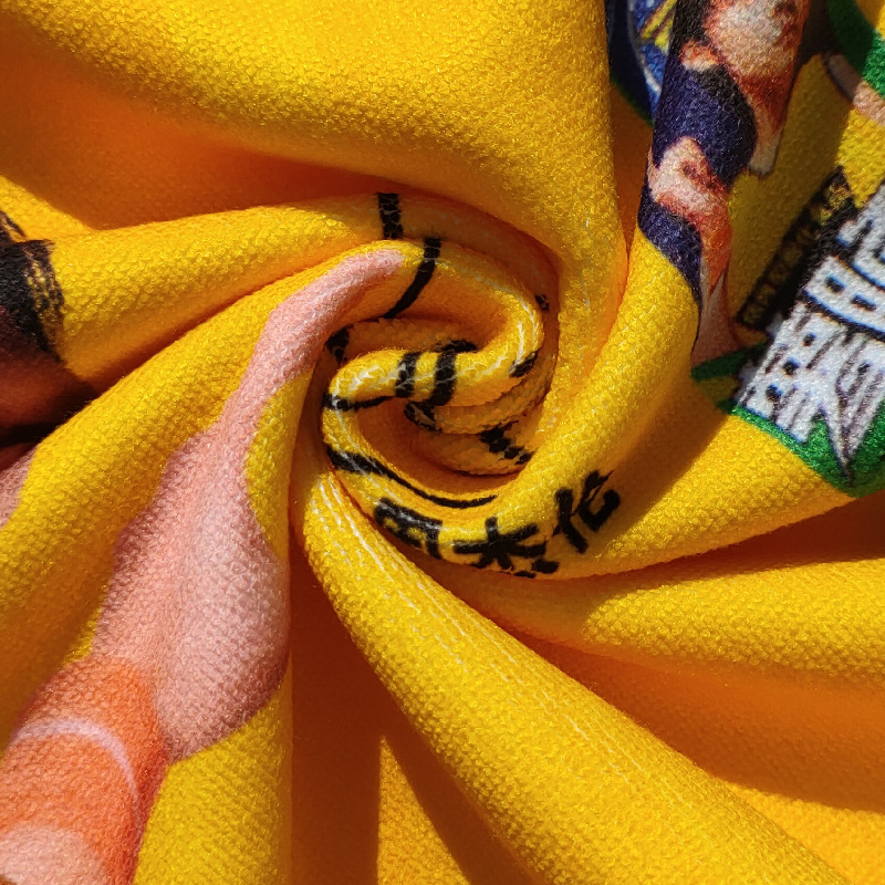 Mikrovlaknasti sportski ručnik s tiskanim logom, 120D pređa, težina 200–300 g, postupak otiskivanja