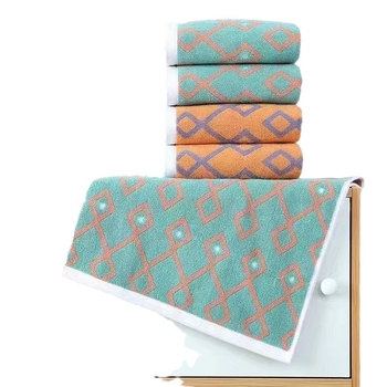 Jinyan Ručnik za lice od 100% pamuka, Jacquard – 32 niti, 120–140 g, Mogućnost prilagođenja