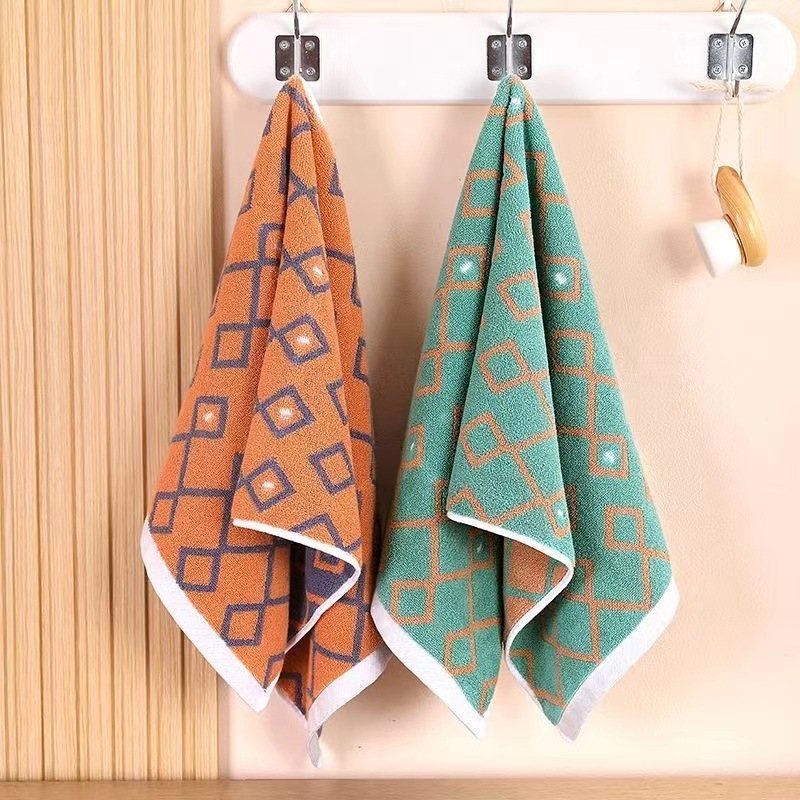 Jinyan Ručnik za lice od 100% pamuka, Jacquard – 32 niti, 120–140 g, Mogućnost prilagođenja