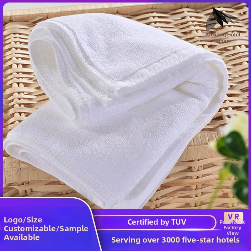 Hotelski ručnik za lice od pamuka, s česanom vlaknom, 100% pamuk, 120–180 g, prilagodljivo