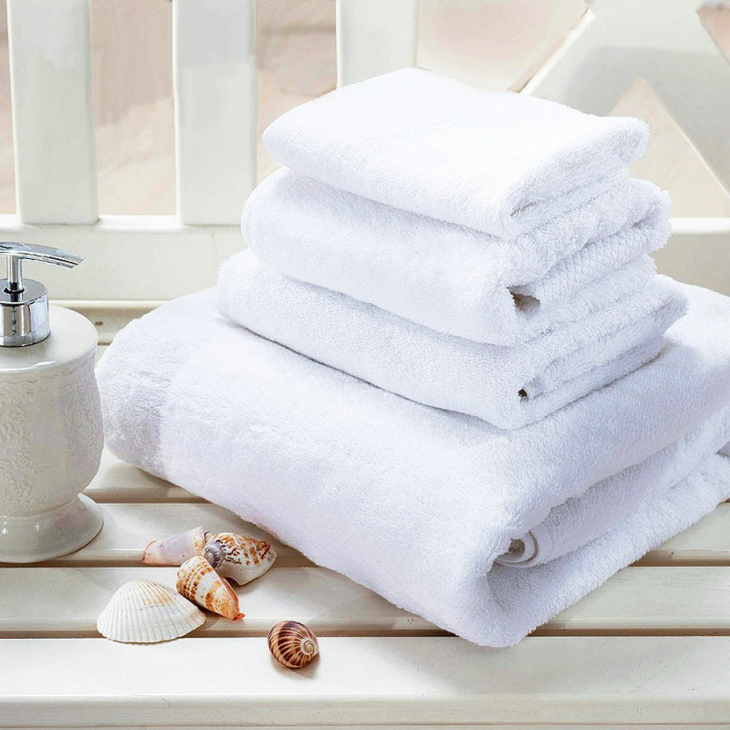 Hotelski ručnik za lice od pamuka, s česanom vlaknom, 100% pamuk, 120–180 g, prilagodljivo