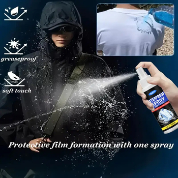 Kineshinex atsparus vandeniui purškalas švarkams, batams, audiniams ir odai – 50 ml arba 100 ml, pakuotė dovanų dėžutėje