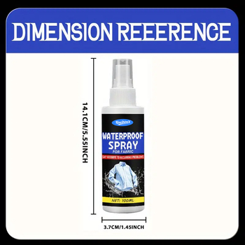 Kineshinex atsparus vandeniui purškalas švarkams, batams, audiniams ir odai – 50 ml arba 100 ml, pakuotė dovanų dėžutėje