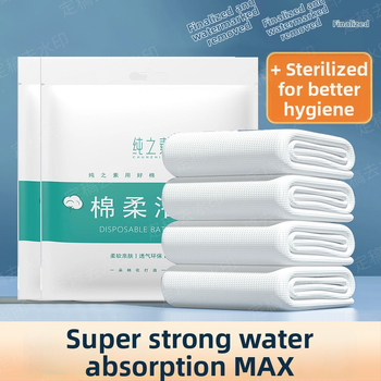 Purity ühekordne, puhas puuvillane vannirätik, paksenenud, Jacquard kudumine, Kapok, reisidele ja hotellidele