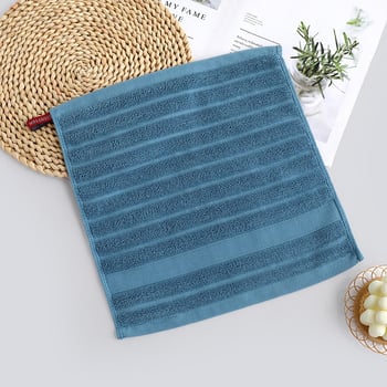 32s bavlnený štvorcový uterák, plain weave, s vyšitým logom, savosť 0-5 s