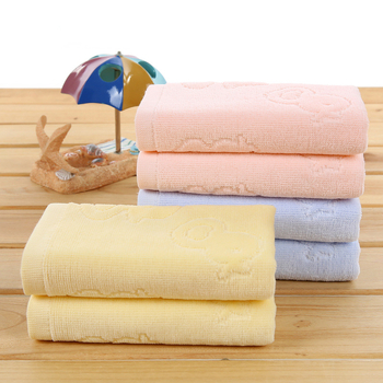 Detský uterák na kúpanie, mäkký bavlnený uterák pre novorodencov a deti, 32S vlákno, žakardová plocha s krátkym vlasom, 50 g, rýchle nasiaknutie 0–5 s