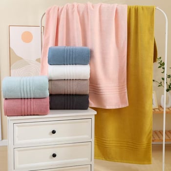 Комплект кърпи от чист памук със бродирани мотиви, удебелен, абсорбиращ, 120 g/m2, без власинки