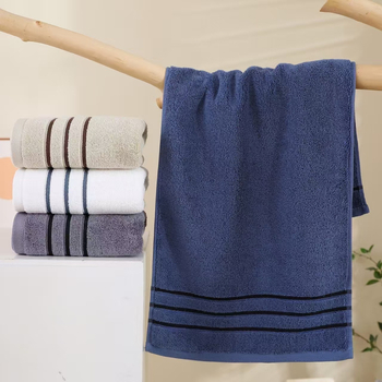 Pamučni ručnik za kupanje i ručnik za lice – mekan, upija, debeli; 120 g/m²; za odrasle, unisex