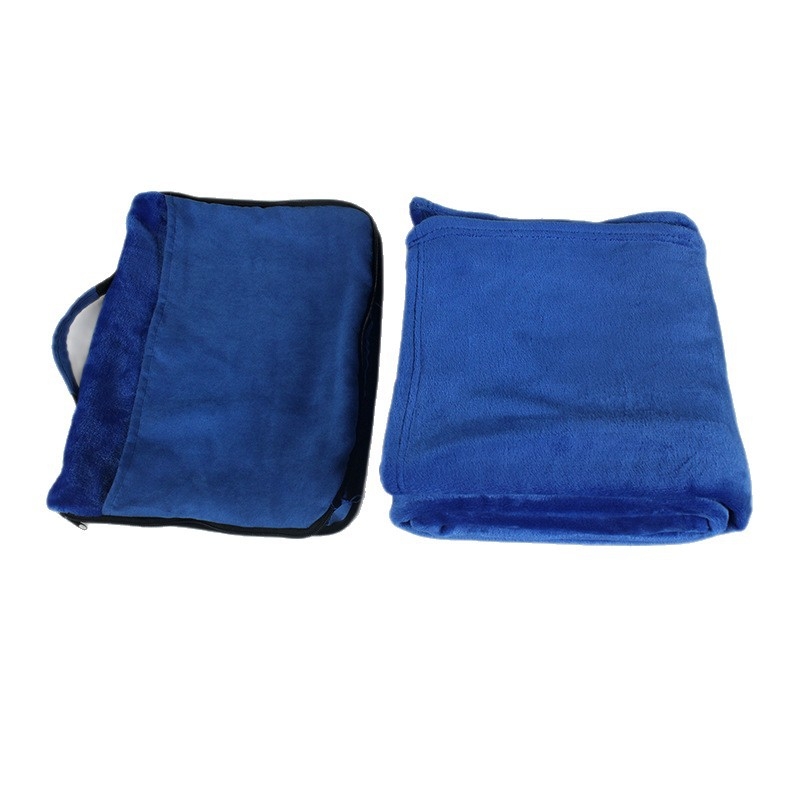 Προσαρμοσμένο διπλής λειτουργίας φλανελ ταξιδιωτικό κουβέρτα με λογότυπο — 640 g, για όλες τις εποχές, DOTEX μάρκα, ύφασμα: Άλλο