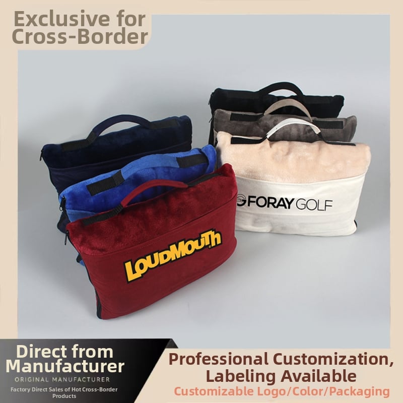 Προσαρμοσμένο διπλής λειτουργίας φλανελ ταξιδιωτικό κουβέρτα με λογότυπο — 640 g, για όλες τις εποχές, DOTEX μάρκα, ύφασμα: Άλλο