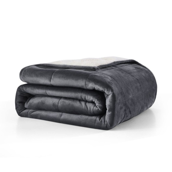 Težinska deka s quilt dizajnom, prilagodljiva težina 2.3–11.3 kg, materijali: pamuk, bambus vlakno, kašmir, pogodna za proljeće i jesen