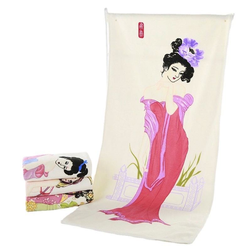 Mikrofibras dvieļis ar krāsu maiņu, pielāgotu rakstu un logotipa druku, 100 g, poliestera/nylona maisījums