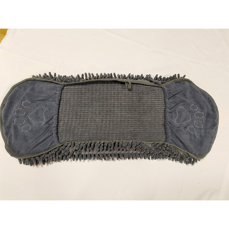 Xuda mikrofiber Chenille ručnik za kućne ljubimce za mačke i pse, 150D, plosano tkanje, šivanje, 50–80 g