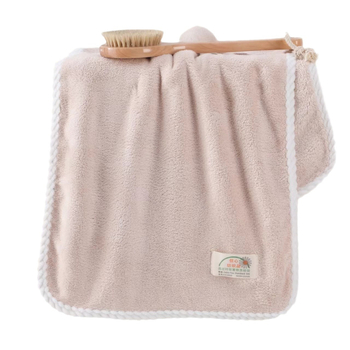 Ručník od coral fleece, mekan i upijajući, 150D, 80–100 g, šav završene ivice s čipkom, za kačenje
