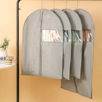 Калъф за дрехи PEVA за гардероб, прахо- и влагозащитен, за висящи дрехи, модерен стил
