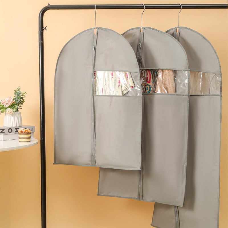 Калъф за дрехи PEVA за гардероб, прахо- и влагозащитен, за висящи дрехи, модерен стил