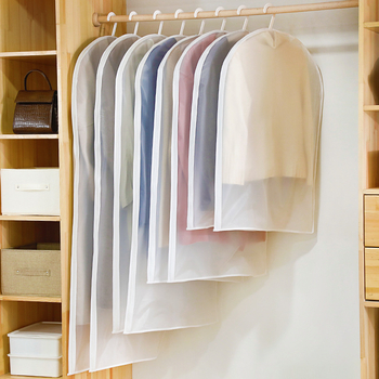 PEVA калъф за дрехи – прахозащитен и влагозащитен, семпъл модерен стил (2019)