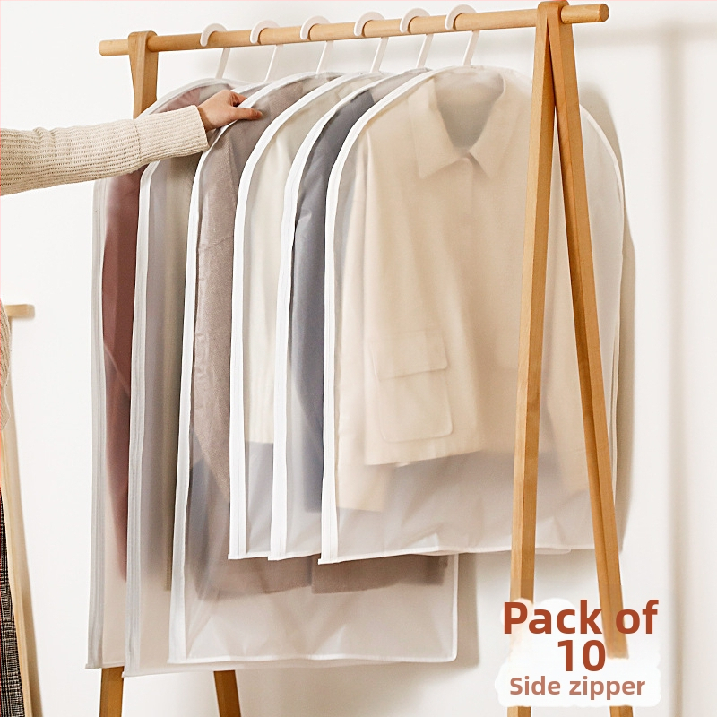 PEVA apģērbu aizsargs pret putekļiem un mitrumu – vienkāršs moderns stils (2019)