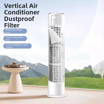 Κάθετος φιλτράρισμα σκόνης για κλιματιστικό, μη υφαντό ύφασμα, σετ 3 τεμαχίων, κάλυμμα εισόδου αέρα, μοντέρνο μινιμαλιστικό στυλ