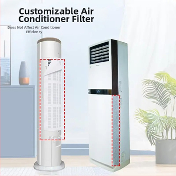 Κάθετος φιλτράρισμα σκόνης για κλιματιστικό, μη υφαντό ύφασμα, σετ 3 τεμαχίων, κάλυμμα εισόδου αέρα, μοντέρνο μινιμαλιστικό στυλ