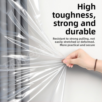 Κάλυμμα προστασίας για οικιακό διακόσμητικό εξοπλισμό και διχτυωμένη οθόνη παραθύρου, ανθεκτικό σε γατόγρατσα, παχύτερη πλαστική συσκευασία, κάλυμμα σκόνης κουρτίνας με κορδόνι (Υλικό: Πλαστικό; Χώρος εφαρμογής: Άλλο; Εφαρμογή: Άλλο; Χαρακτηριστικά: Προστα