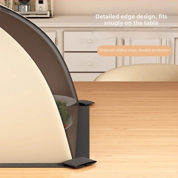 Sklopivo pokrov za hranu s mrežicom protiv muha – tkanina, zaštita od prašine, moderan minimalistički dizajn