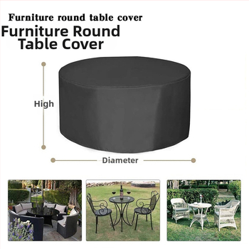 Κάλυμμα εξωτερικών επίπλων για τραπεζαρία κήπου και καρέκλες – Oxford ύφασμα, αδιάβροχο, προστασία UV, γενική εφαρμογή, δυνατότητα εξατομίκευσης