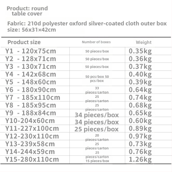 Κάλυμμα εξωτερικών επίπλων για τραπεζαρία κήπου και καρέκλες – Oxford ύφασμα, αδιάβροχο, προστασία UV, γενική εφαρμογή, δυνατότητα εξατομίκευσης