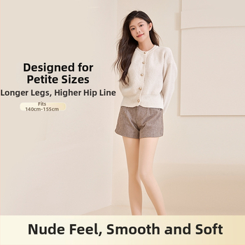 All-in-one чорапогащник с плюшена подплата, велурена материя, смес nylon/polyester/spandex, средна плътност, тънък силует, есенно-зимна употреба