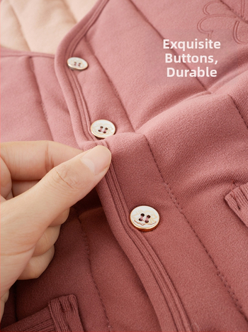 Vilnas veste ar pūkaina oderi vidējiem un vecākiem cilvēkiem — Space Cotton audums, parastā garuma, 90–95% vilna, 90–95% poliesters