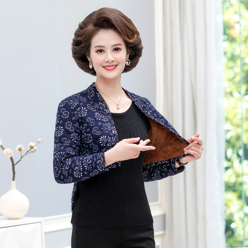 Veste sievietēm vecuma vidū un vecākām, ar flīsa oderi, silta un bieza, vidukļa atbalsts, īss piegriezums, audums no camel hair ar konopju piejaukumu, neitrāls stils, japāņu/Korejas brīvā laika stils