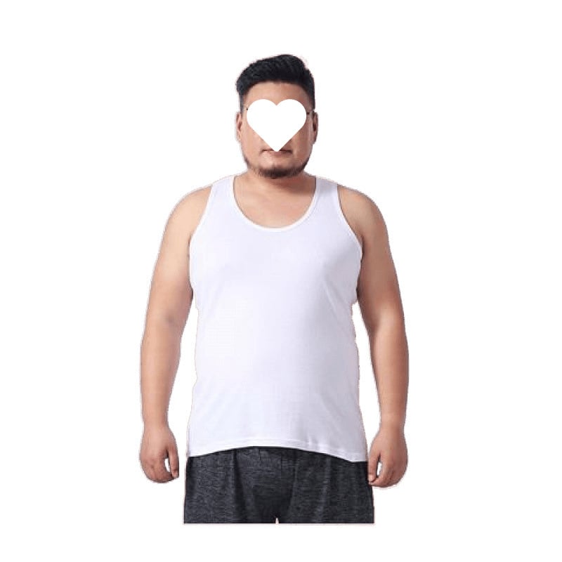 Мъжки модал жилет - свободна кройка, райета, ежедневен стил, лято