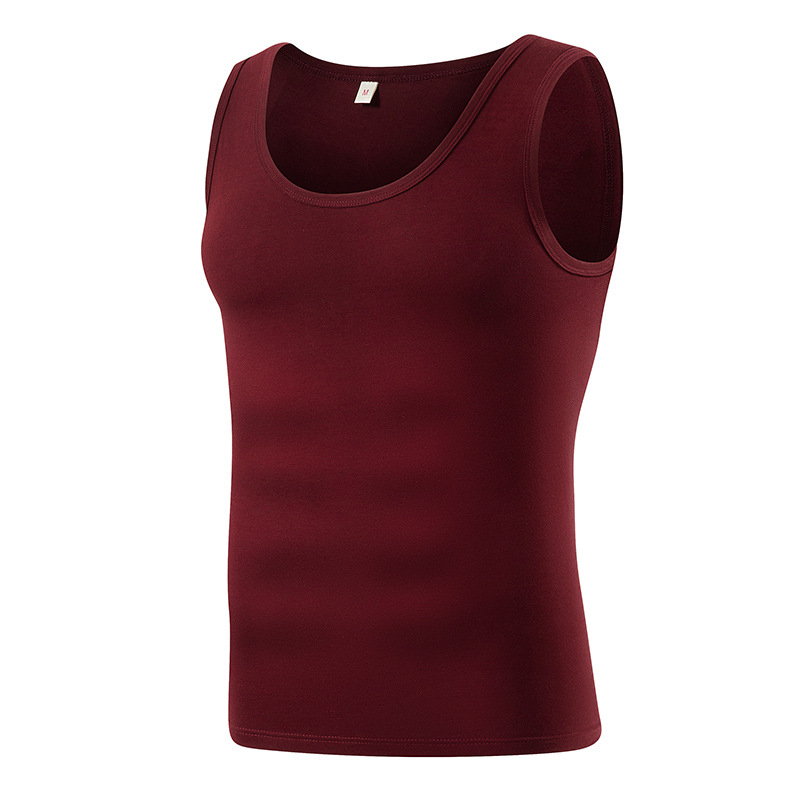 Спортен жилет от памук, свободна кройка, за движение през лятото за хора средна възраст