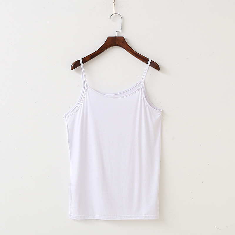 Потник с презрамки, безшевна едночастова кройка, кръгла яка, лято (80–90% модал, 181–200 г/м²)