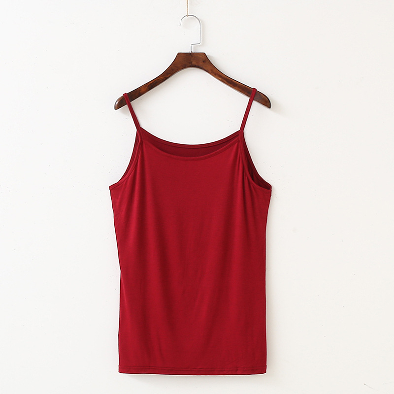 Потник с презрамки, безшевна едночастова кройка, кръгла яка, лято (80–90% модал, 181–200 г/м²)