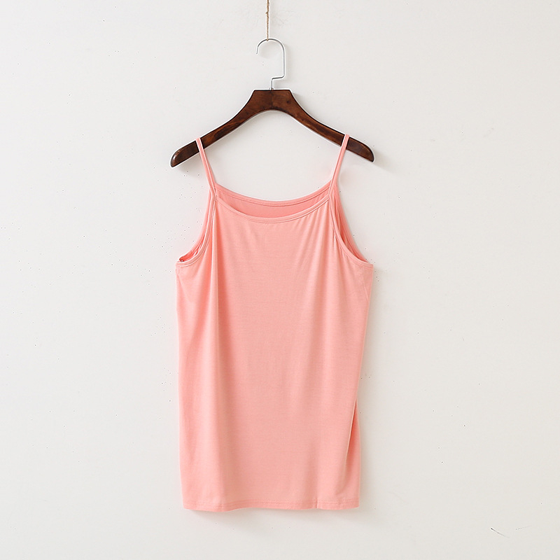 Потник с презрамки, безшевна едночастова кройка, кръгла яка, лято (80–90% модал, 181–200 г/м²)