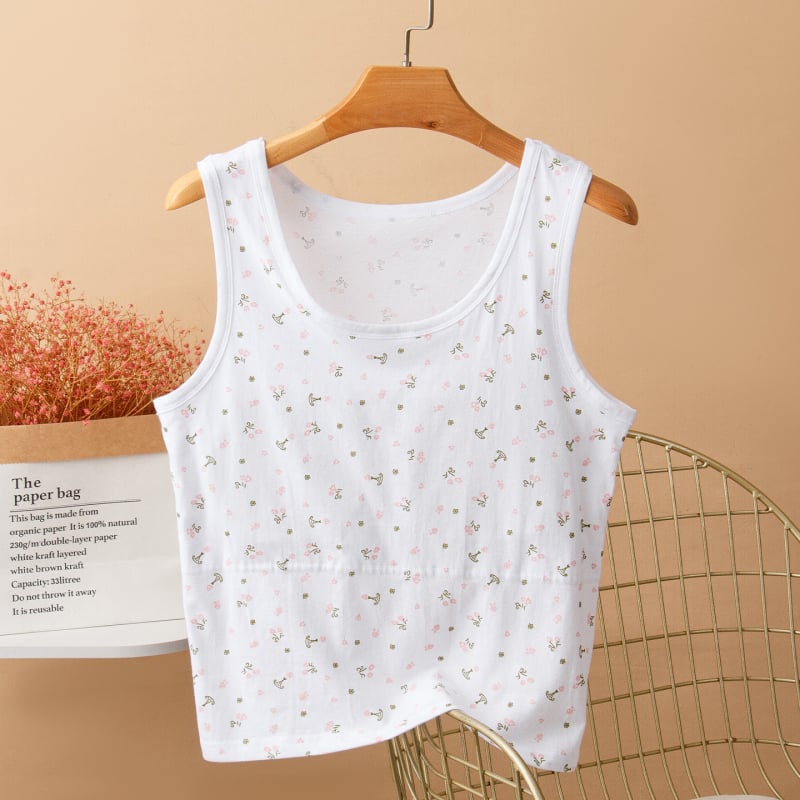 Безръкав топ с тънки презрамки, 100% памук, кръгло деколте, лято 2025