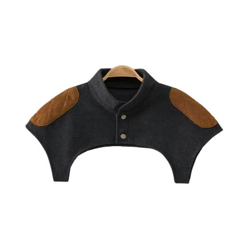 Unisex ζεστό τρίγωνο φουλάρι με σατέν ύφανση και μοτίβο color-block, υλικό Derong, κατάλληλο για χειμώνα, άνοιξη και φθινόπωρο, ζεστό και άνετο για τον λαιμό και τους ώμους.