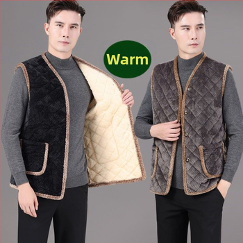 Жилетка с качулка за зимата, удебелена плюшена подплата, основна материя: зайча козина, райета, слим фит