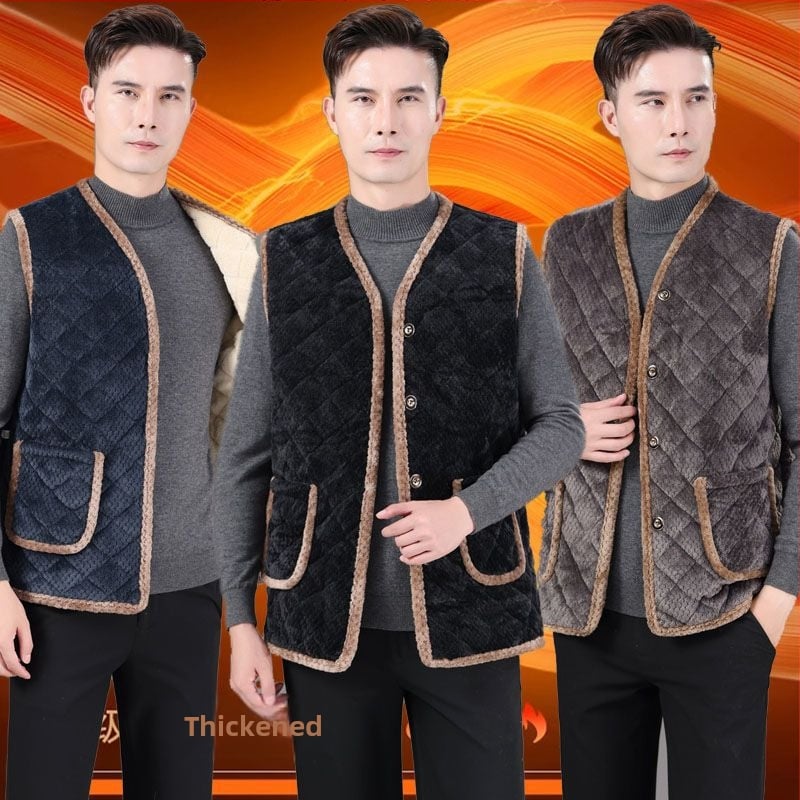 Жилетка с качулка за зимата, удебелена плюшена подплата, основна материя: зайча козина, райета, слим фит