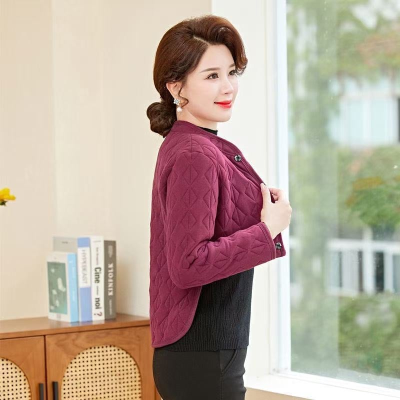 Дамска жилетка с флисово подплатяване и удебеляване за защита на раменете и шията – със стояща яка, за възрастни жени