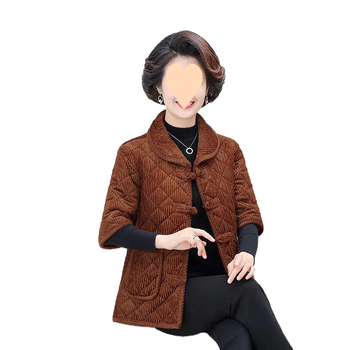 Жилет Corduroy за жени, със стойкова яка, полиестер-памучен микс, А‑образна кройка, зима 2022