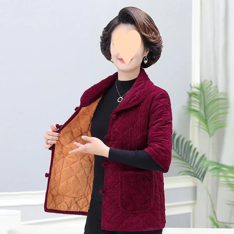 Жилет Corduroy за жени, със стойкова яка, полиестер-памучен микс, А‑образна кройка, зима 2022